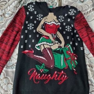 Naughty christmas sweater